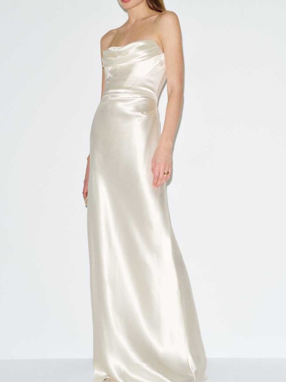 Reformation LUPE Strapless Ivory Wedding Dress Gown Corset Bodice With Tags 0